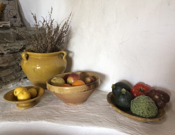 fresh fruits and vegetables from the arket in Roquebrun