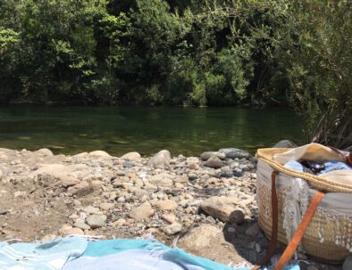 Relaxing at the beaches of the Orb River